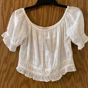 Off the shoulder blouse